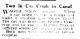 Newspaper mention - Allan Alexander Cameron (AKA Tom) & Reuben Cameron - 1941